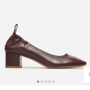 Everlane Day Heel Oxblood Size 9